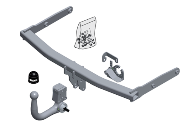 Hak holowniczy Brink Audi A4 B9 Sportback 01.2020-