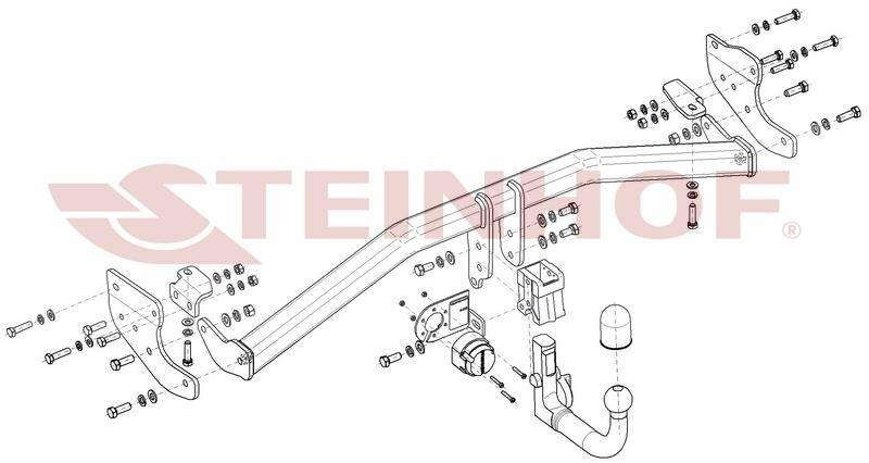 Hak holowniczy Steinhof K-072