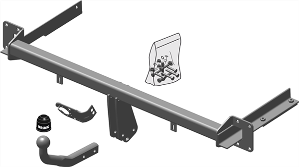 Hak holowniczy Brink Opel Astra H Kombi 2004-2010
