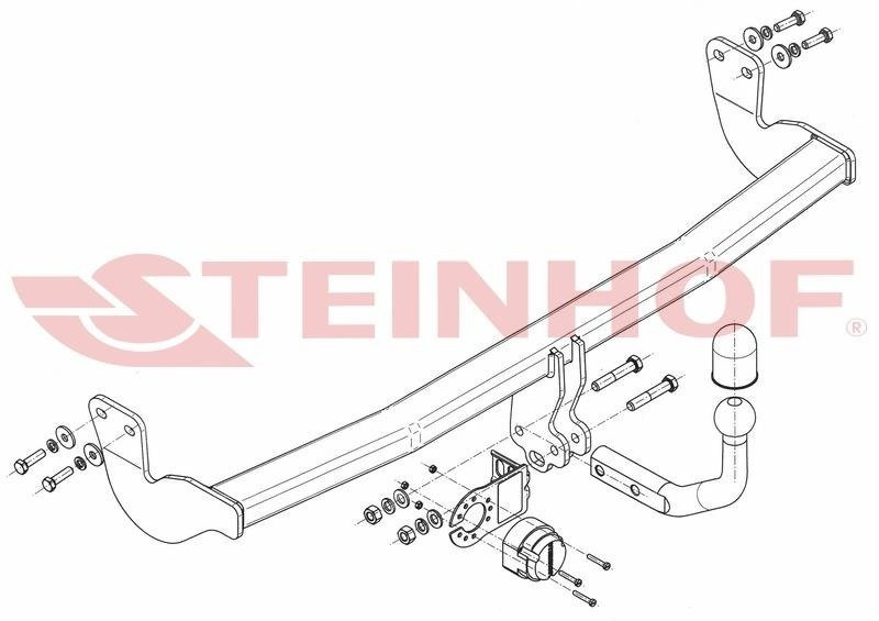 Hak holowniczy Steinhof Citroen DS3 / DS 3 2010-2019