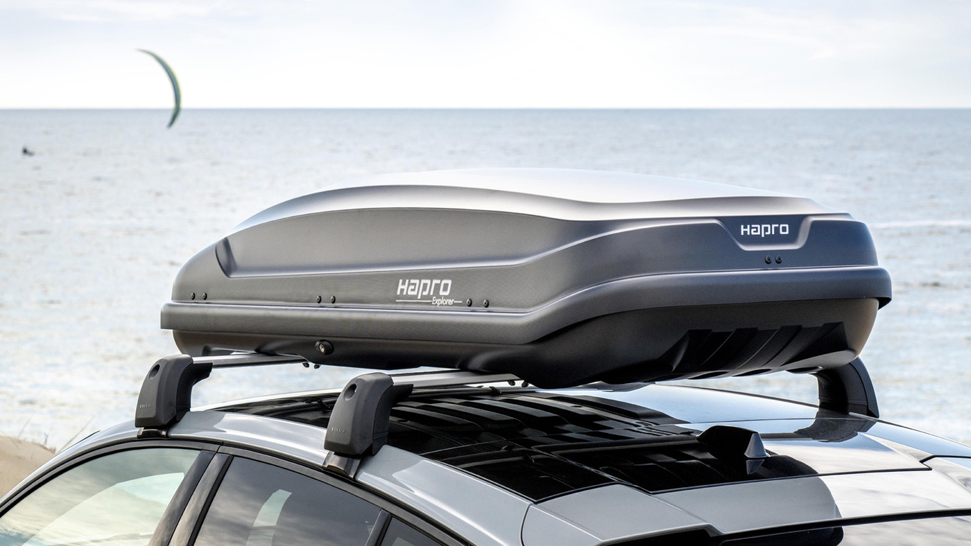Hapro Explorer 500 | Box dachowy czarny matowy