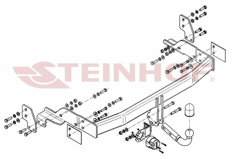 Hak holowniczy Steinhof KIA Sorento I (JC) 05.2002-06.2006