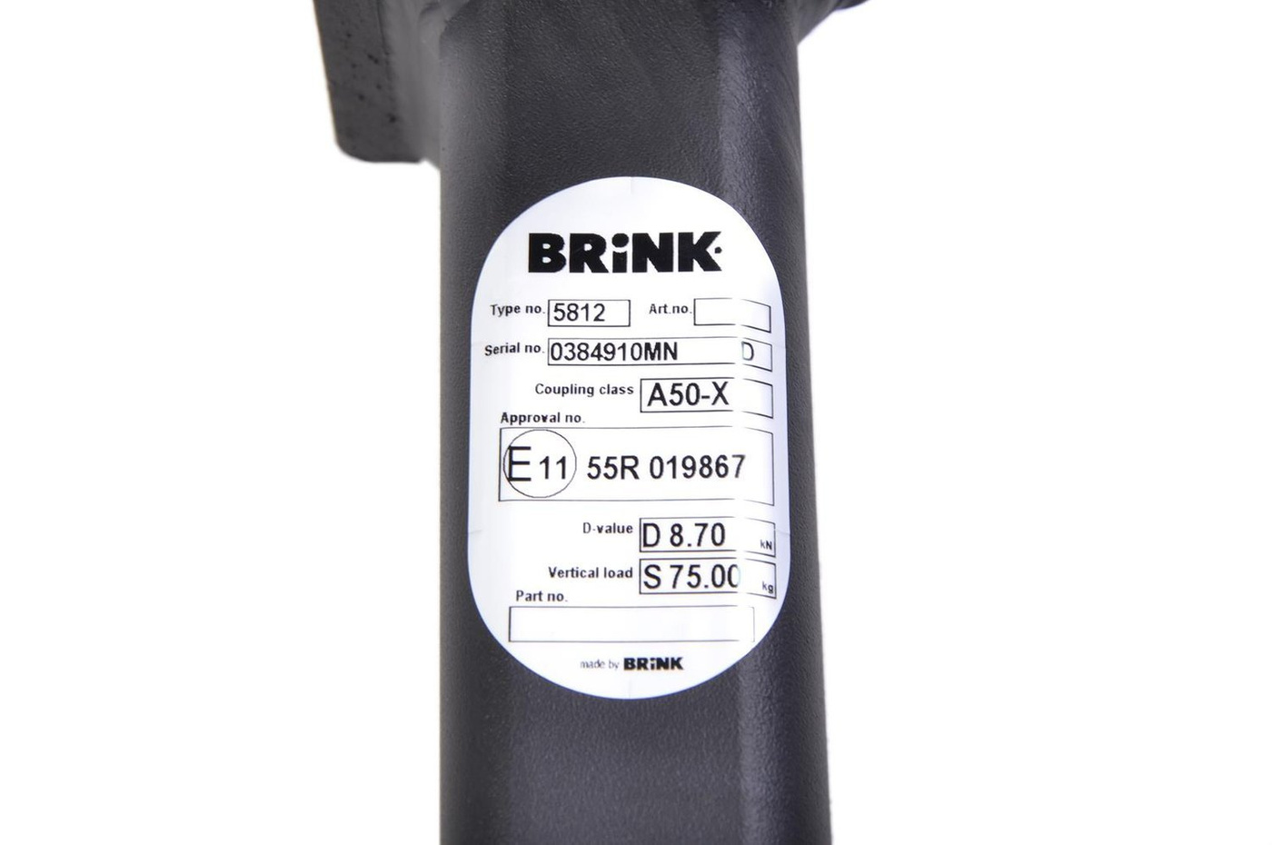 Hak holowniczy Brink 581200