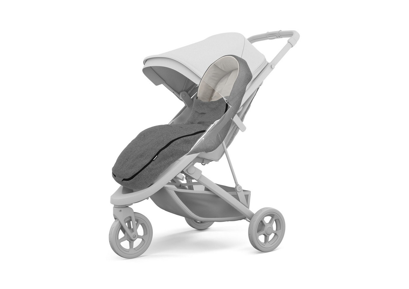 Thule Stroller Footmuff Grey Melange 11200324 