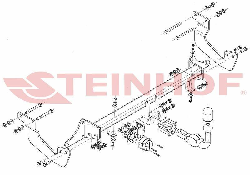 Hak holowniczy Steinhof F-306