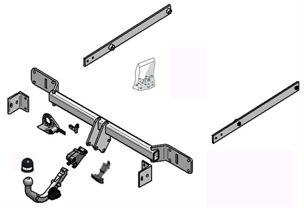 Hak holowniczy Brink 493500