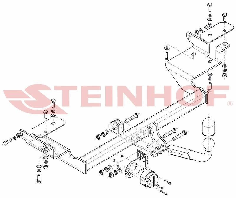 Hak holowniczy Steinhof Volvo S40 I 07.1995-06.2000