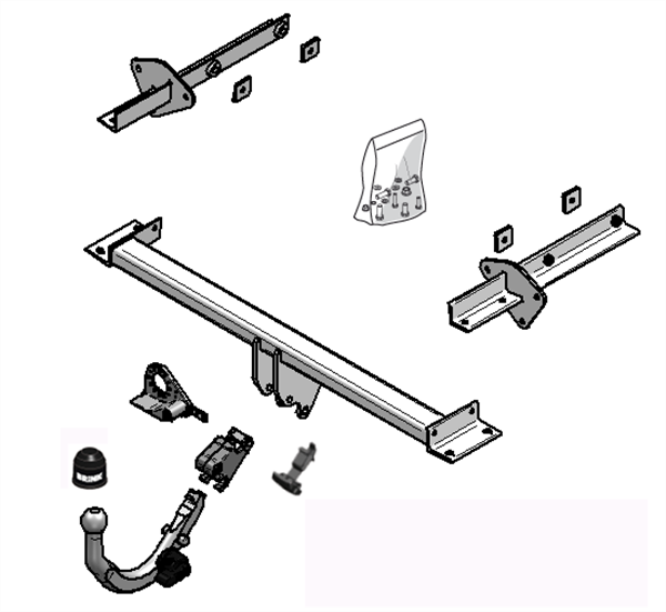 Hak holowniczy Brink 443100