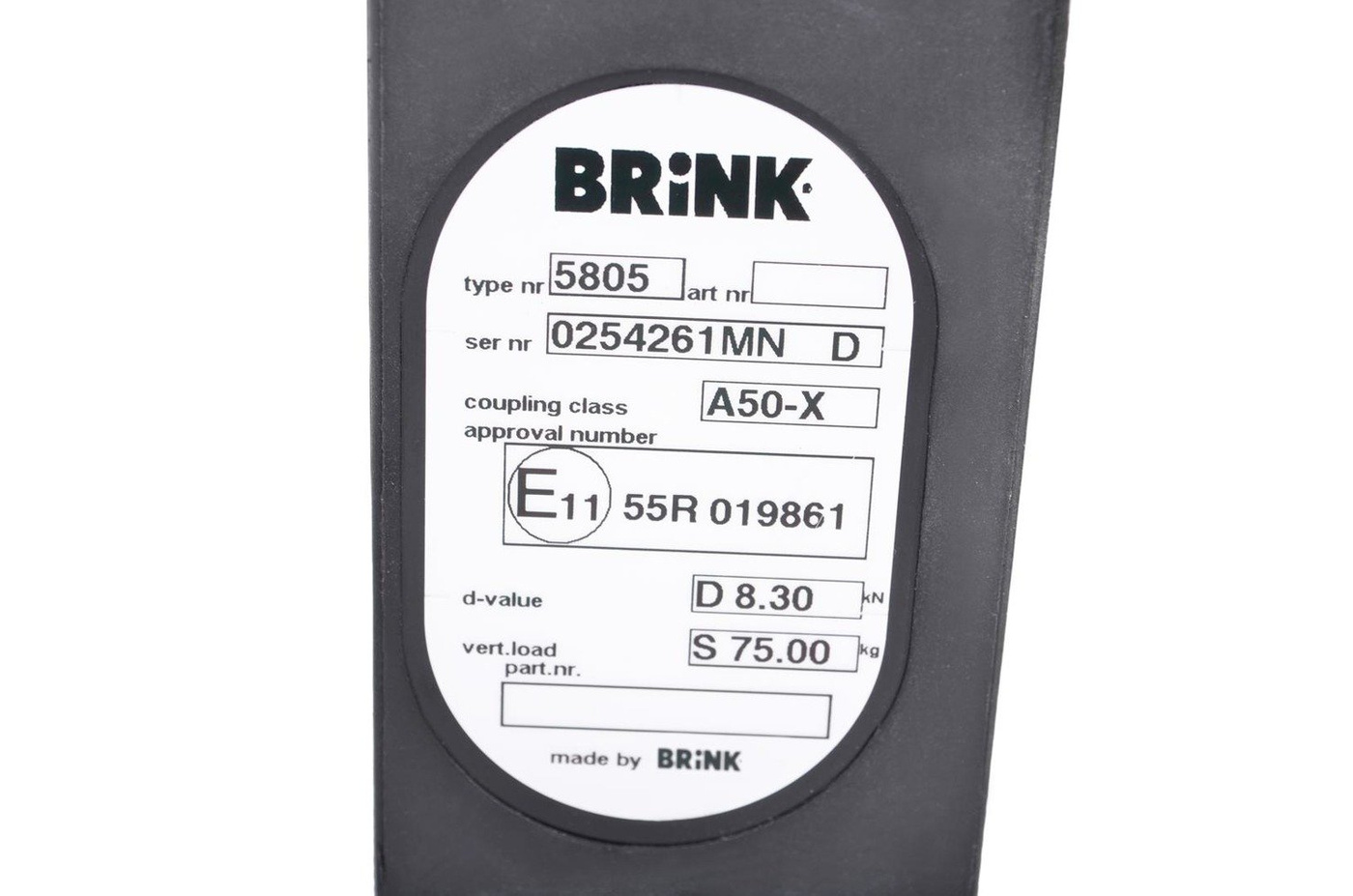 Hak holowniczy Brink 4049600