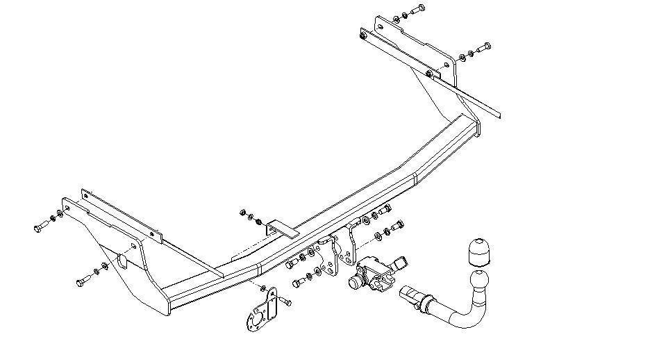 Hak holowniczy Autohak Ford Focus Kombi 2005-2011