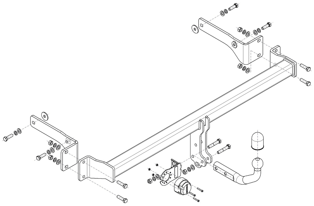 Hak holowniczy Steinhof N-022