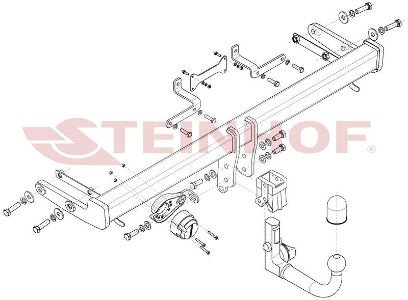 Hak holowniczy Steinhof Hyundai Tucson 2020-
