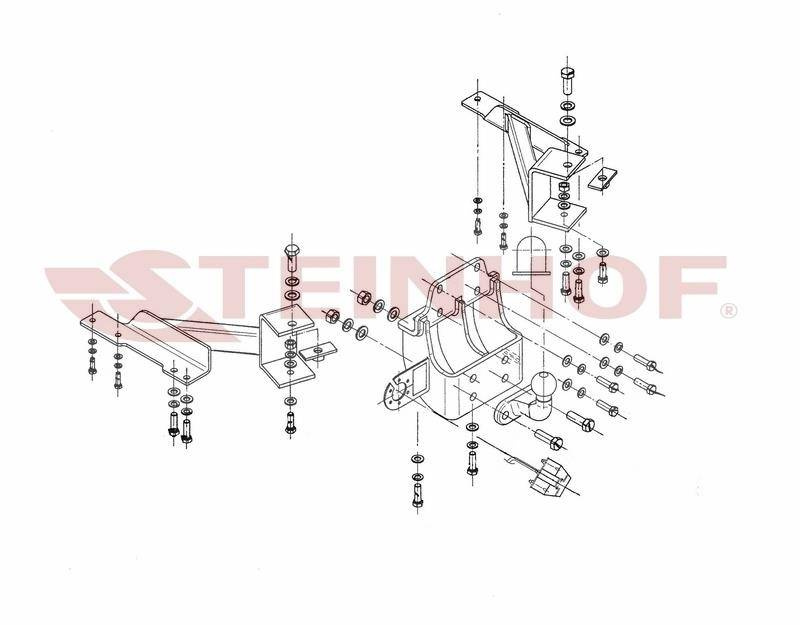 Hak holowniczy Steinhof T-166