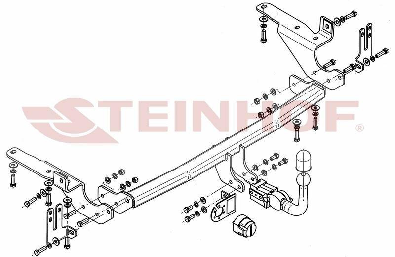 Hak holowniczy Steinhof Toyota RAV4 III 2006-2013