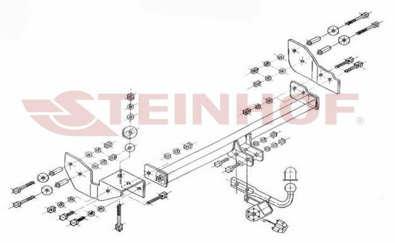 Hak holowniczy Steinhof KIA Sportage I (JA) 1994-2002