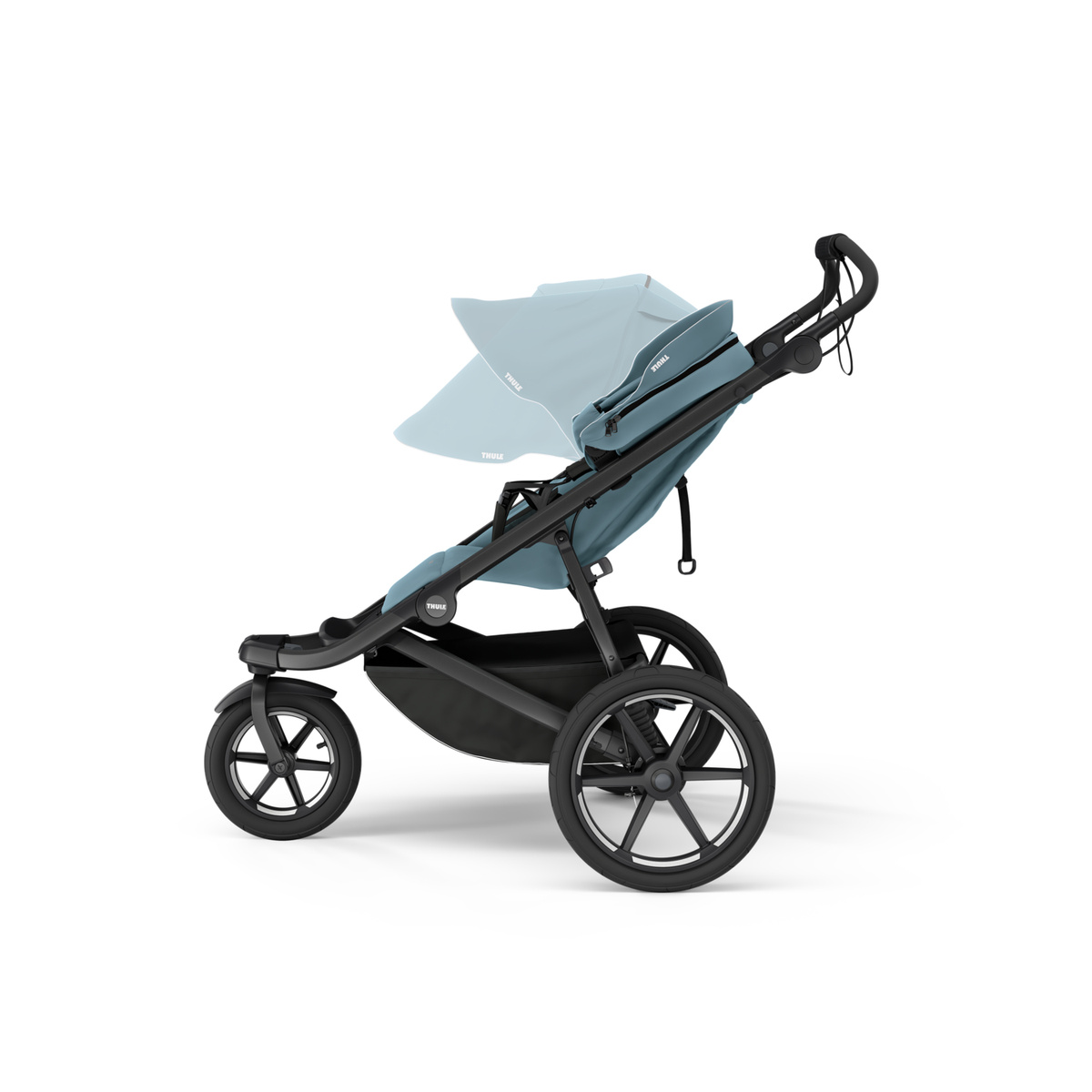 Thule Urban Glide 3 mid blue magnetic buckle