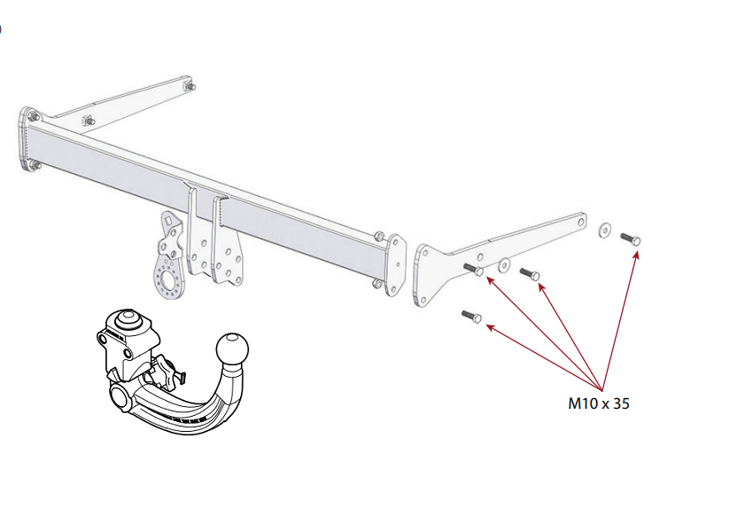 Hak holowniczy Westfalia Suzuki Swace Kombi AMZ 10/2020- 