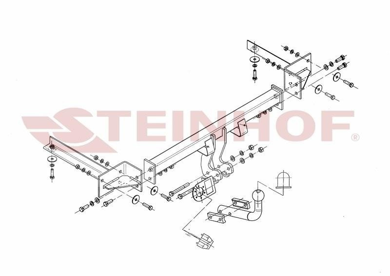 Hak holowniczy Steinhof O-128