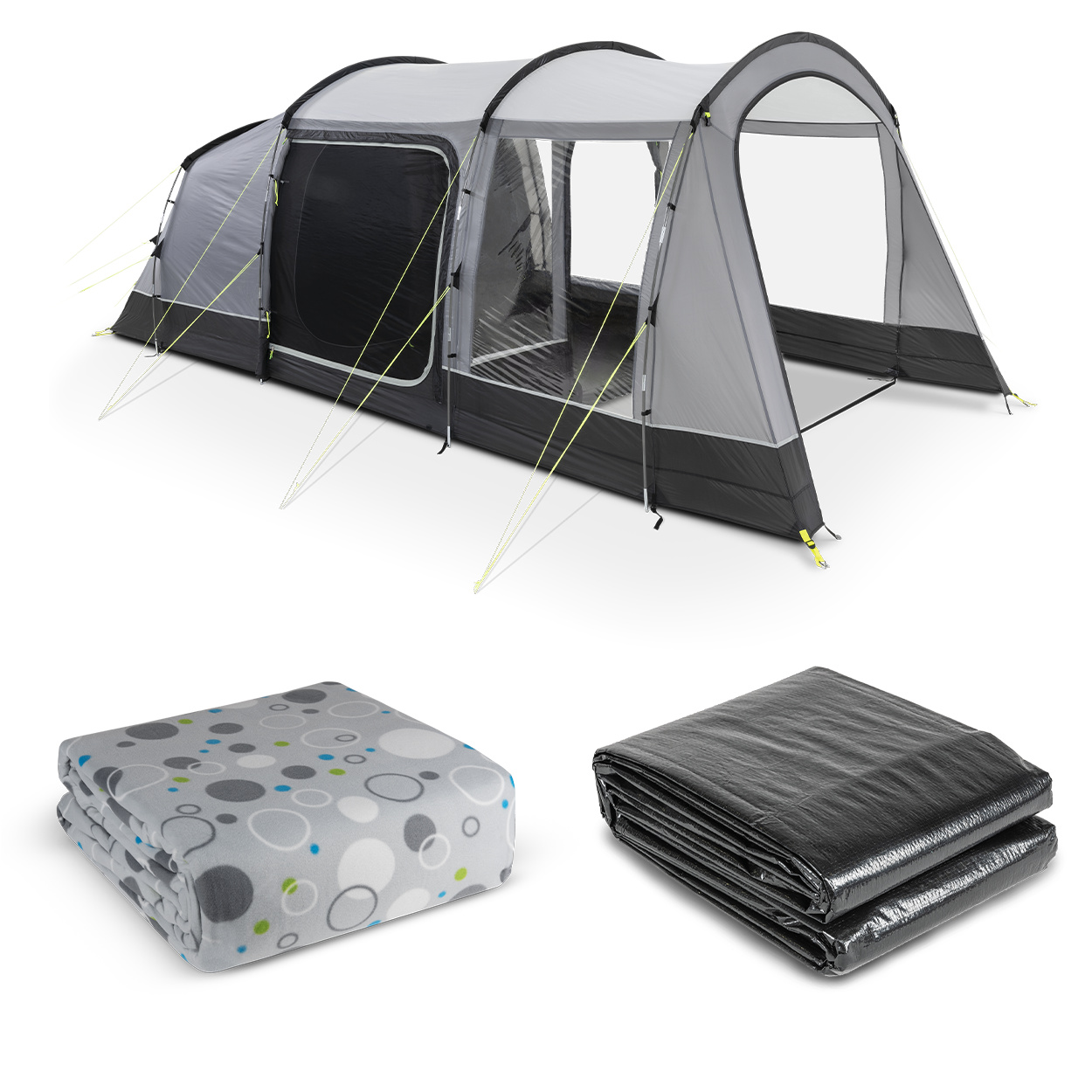 Zestaw Kampa Hayling 4 – Namiot + Dywanik + Mata Podłogowa