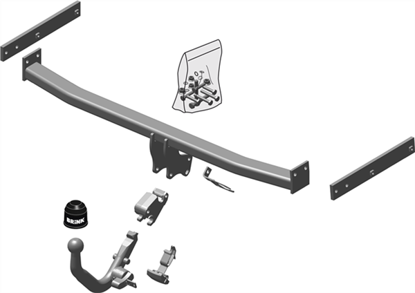 Hak holowniczy Brink Renault Grand Scénic III (JZ) 2009-2016