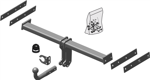 Hak holowniczy Brink Volvo XC70 2007-2016