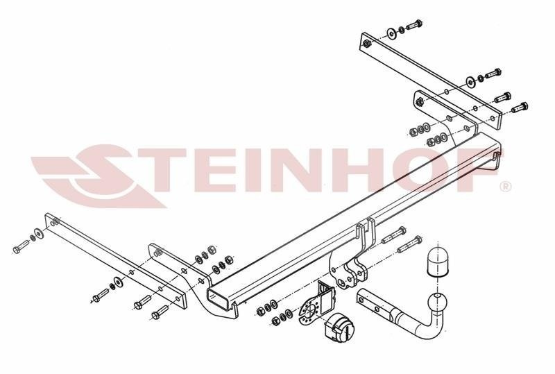 Hak holowniczy Steinhof Ford Kuga II 2013-2019