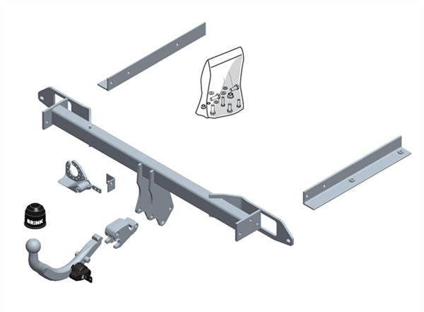 Hak holowniczy Brink Opel Astra (J) Hatchback 2009-2015