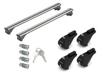 Bagażnik dachowy belki NORDRIVE Fiat Qubo 5p 09/08>05/20