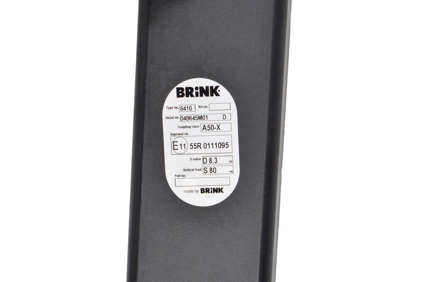 Hak holowniczy Brink 641000