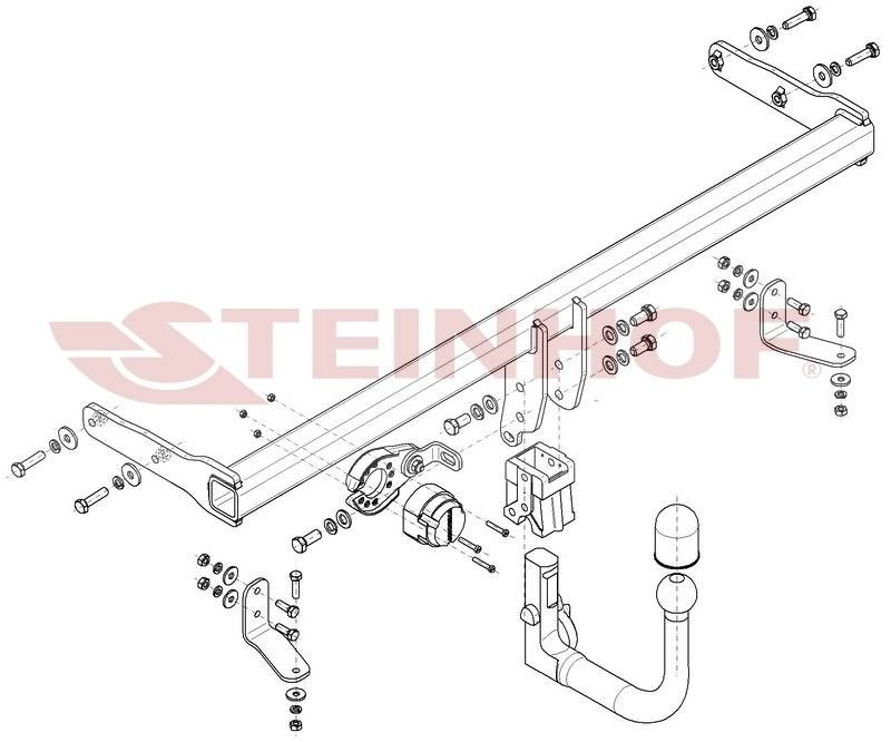 Hak holowniczy Steinhof Hyundai i30 III HB 2018-2020