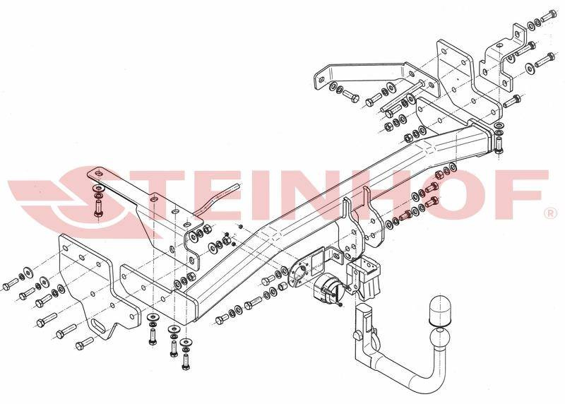 Hak holowniczy Steinhof Infiniti FX50 2012-