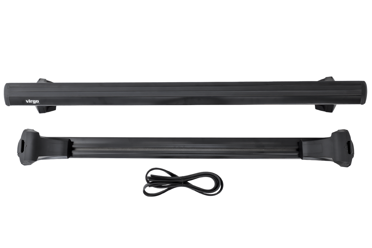 Bagażnik dachowy Inter Pack Virgo IR 120 (G2) BLACK na relingi zintegrowane