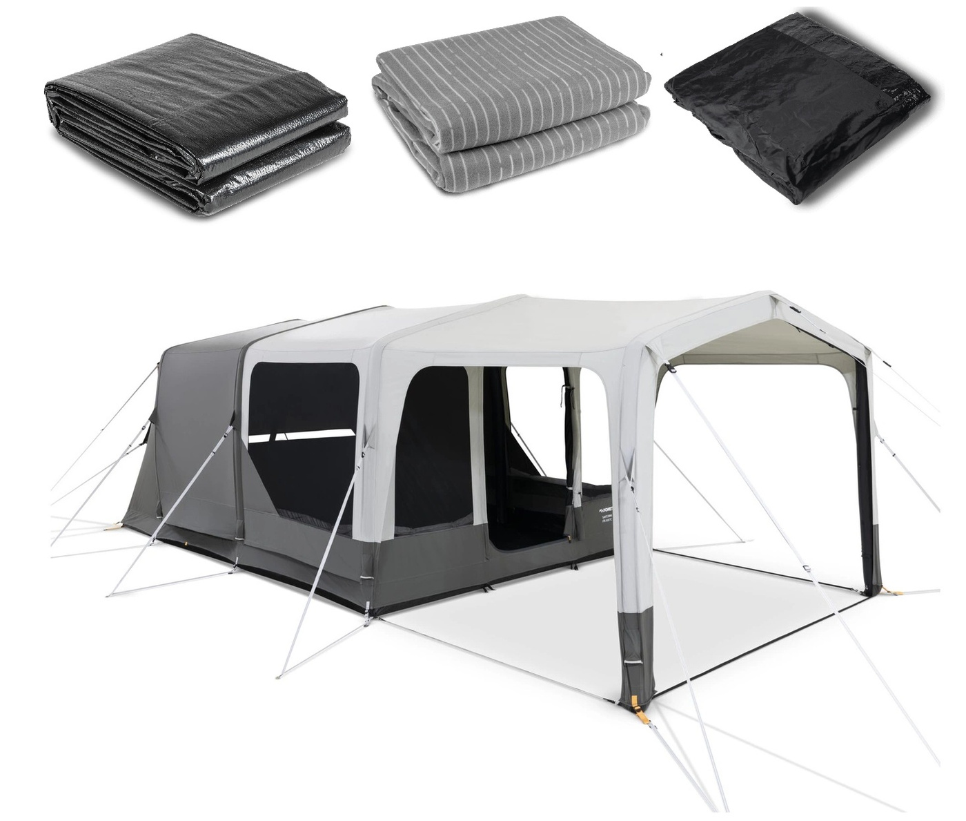 Nadmuchiwany namiot kempingowy dla 4 osób | Dometic Santorini FTK 4X8 TC
