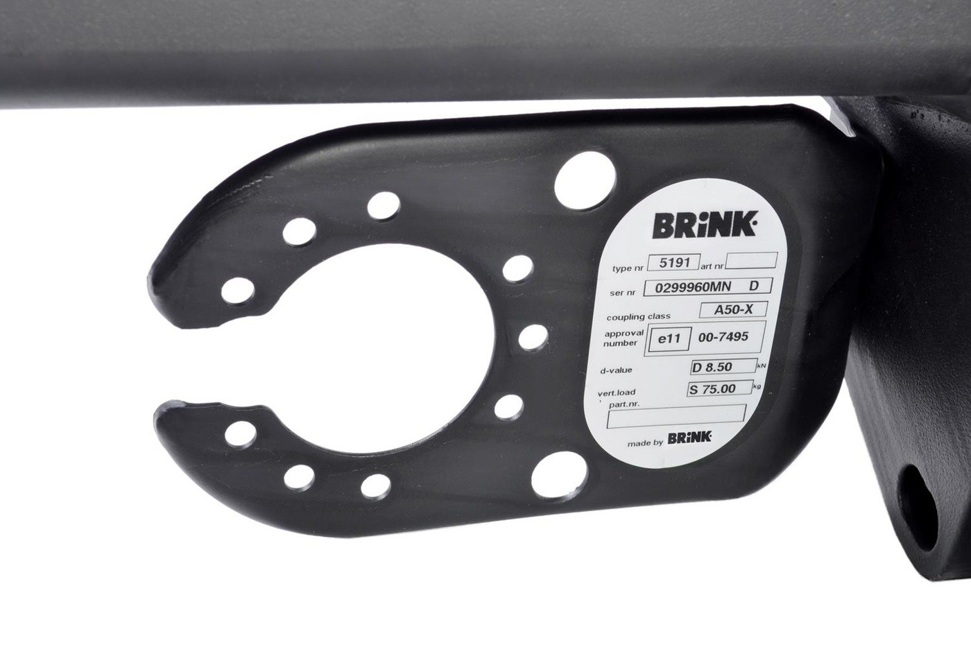 Hak holowniczy Brink 519100