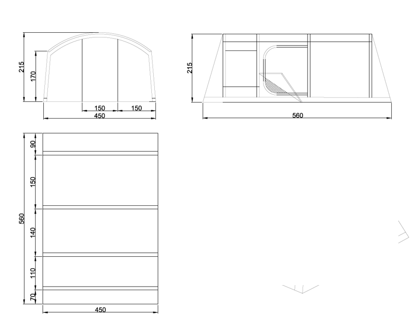 Namiot kempingowy Kampa Rockcliffe 04 Air TC 9120002484