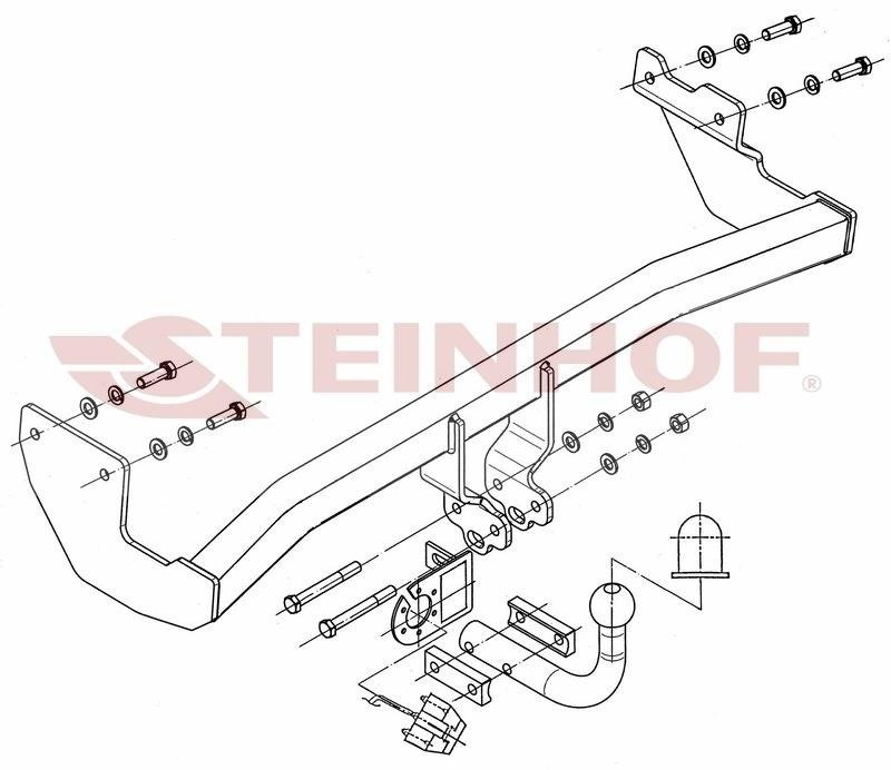 Hak holowniczy Steinhof Hyundai Getz FL 11.2005-06.2009