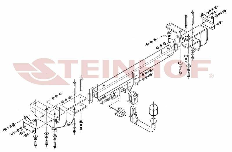 Hak holowniczy Steinhof Lexus RX 450H 2009-2015