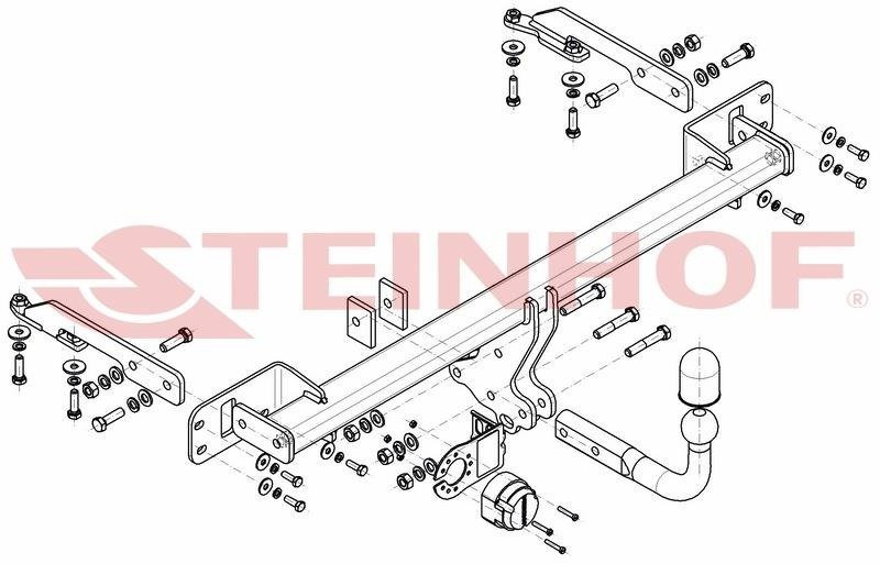 Hak holowniczy Steinhof Honda HR-V 2015-