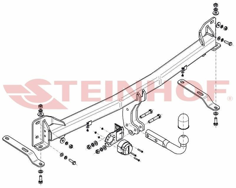 Hak holowniczy Steinhof Ford Explorer V FL 2016-2019