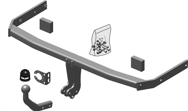 Hak holowniczy Brink Volkswagen Bora sedan 1998-2013