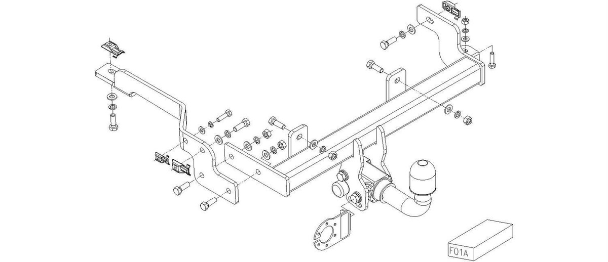 Hak holowniczy Autohak F01A