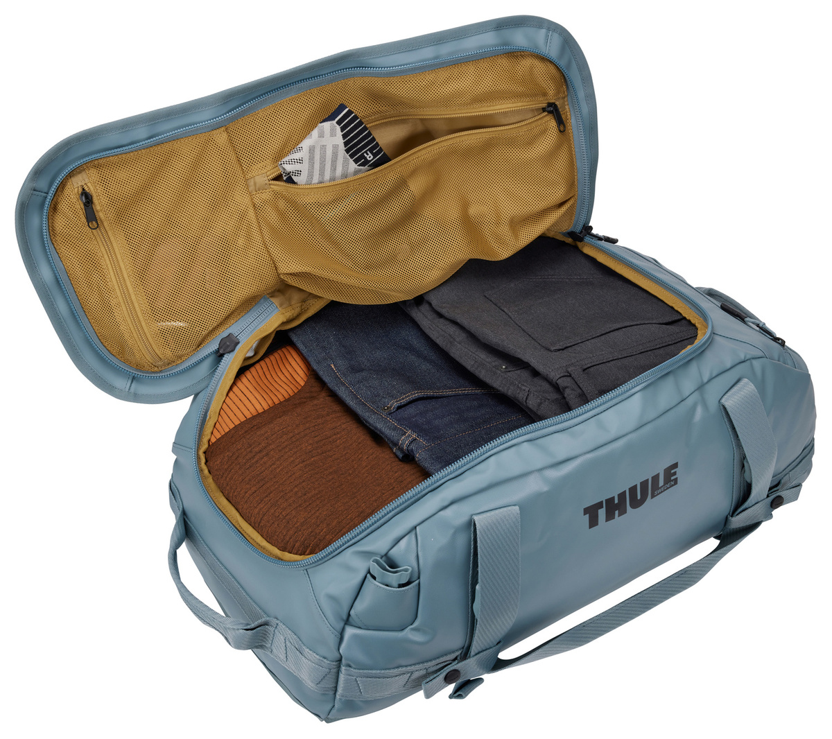 Torba podróżna Torba podróżna Thule Chasm Recycled Duffel 40L - Pond Gray 3204992 