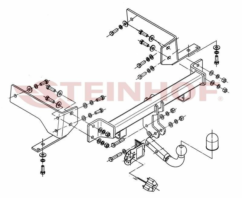 Hak holowniczy Steinhof Chevrolet Captiva 2006-05.2013