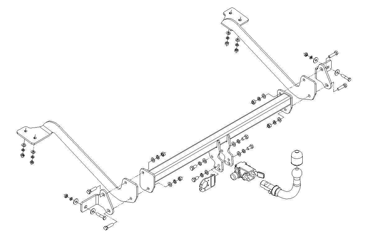 Hak holowniczy Peugeot Partner II L2 2008-2018