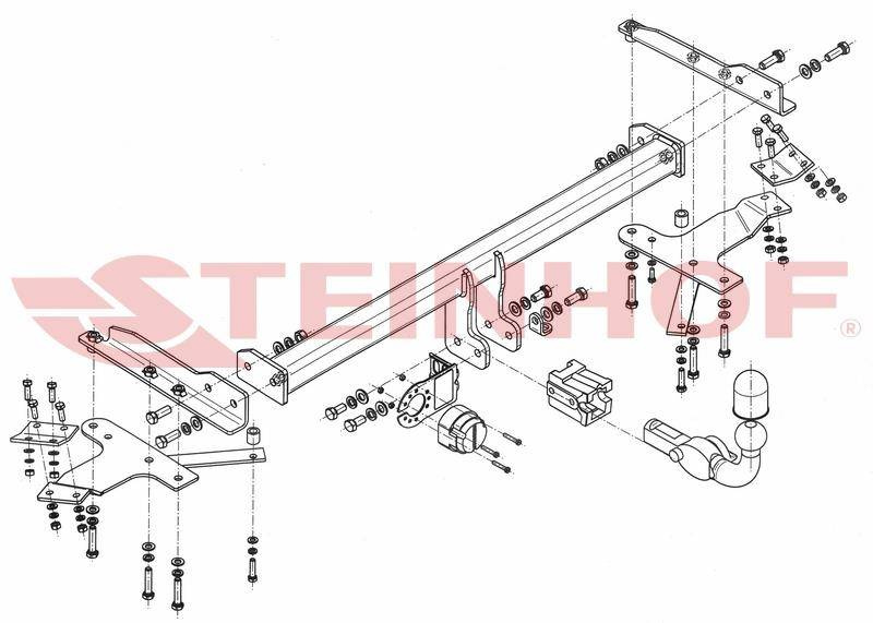 Hak holowniczy Steinhof T-125