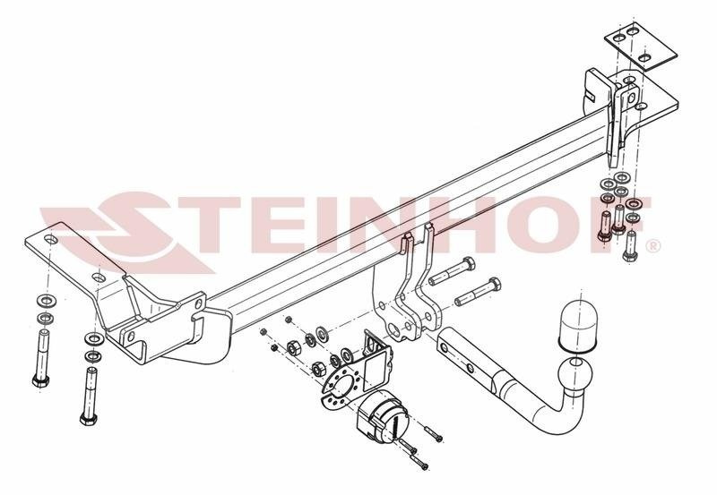 Hak holowniczy Steinhof Range Rover Evoque L538 2011-2018
