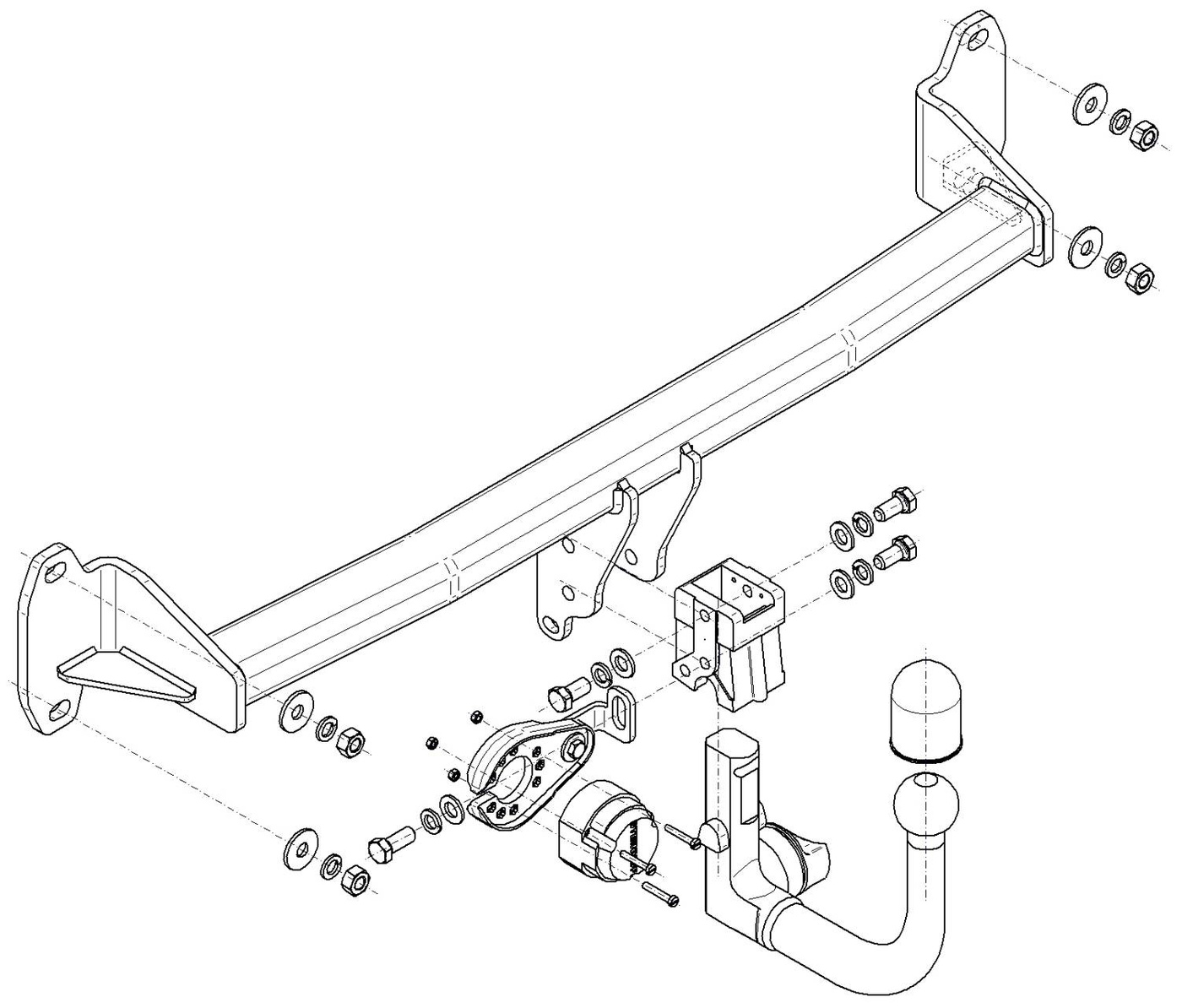 Hak holowniczy Steinhof M-285