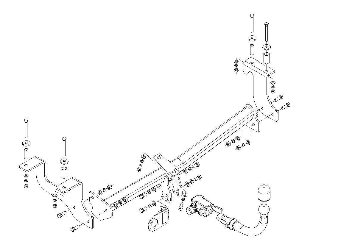 Hak Holowniczy Autohak Opel Agila HB 2002-2008