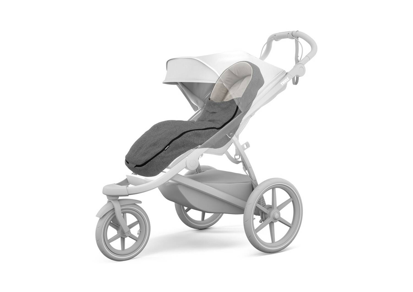 Thule Stroller Footmuff Grey Melange 11200324 