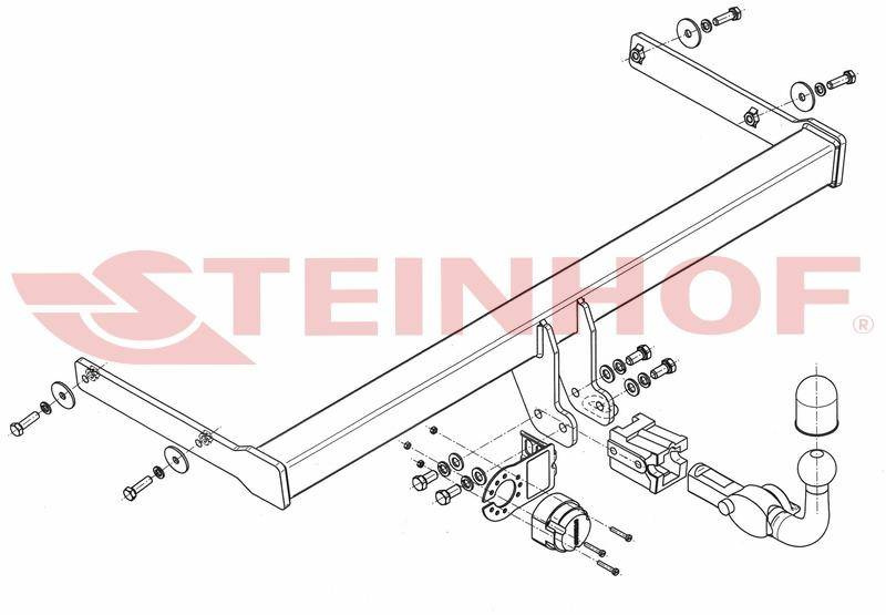 Hak holowniczy Steinhof VW Golf VI 2008-2012